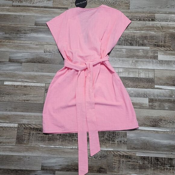 New White Fox Make it Shine Pink Mini Dress Size XL - Picture 4 of 10